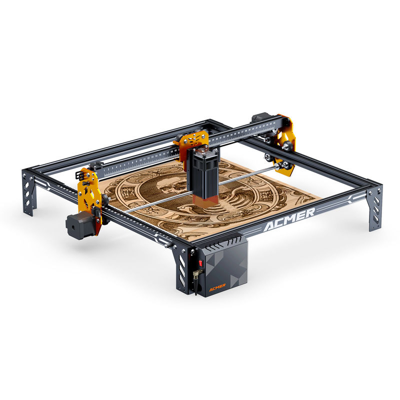 ACMER P1S Pro 6W 高精度レーザー彫刻機 24V 3A DCダイオードレーザー