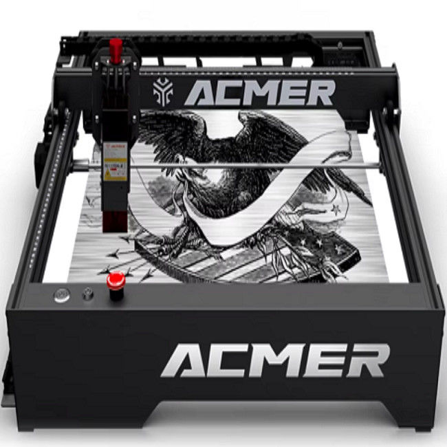 DC 24V 電源入力 10000mm/min 刻印速度とUSB / APP通信の10Wレーザーエグレーバー